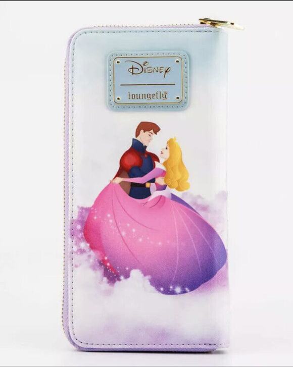 Loungefly Handbags - Loungefly Disney Princess Sleeping Beauty Wallet Castle Scene Zippered NWT